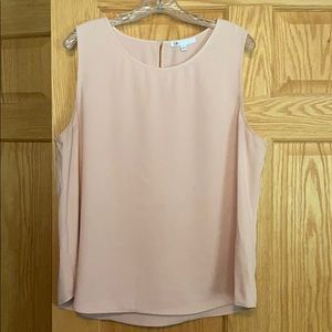 Blush colored blousy tank